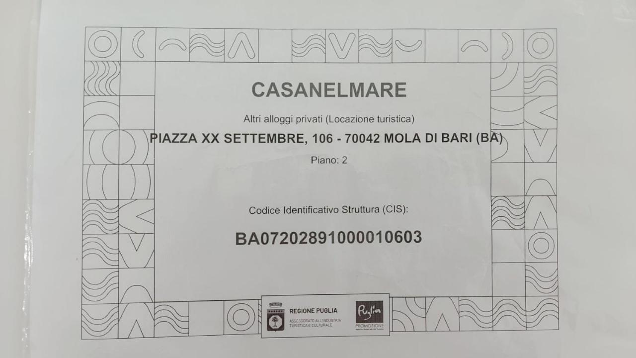 Casanelmare Apartment โมลา ดิ บารี ภายนอก รูปภาพ